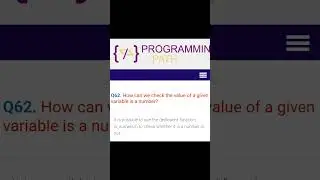 How to check if value is number or not? |  
