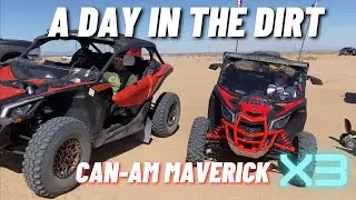 2021 Can-Am Maverick, Polaris RZR XP, Dirt bike tricks & more CRAZY STUNTS in New Mexico Sand Dunes