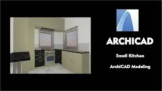 Small Kitchen Design   ArchiCAD Modeling