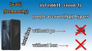 itel s661L vision3 frp bypass without PC | itel s661L frp bypass | itel vision3 frp bypass