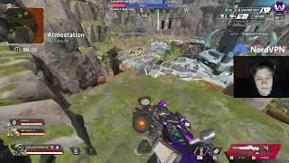 taxi2g показал жесткий ротейт на расколотой луне в Apex legends