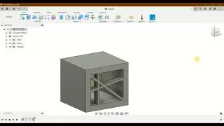 Fusion 360 - Create web structure