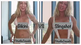 (4k) Bikini vs. Slingshot ~ Try-On | Honest Comparison & Review