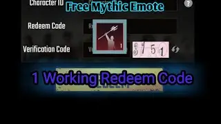 TODAY NEW REDEEM CODE PUBG MOBILE !! Get free Mythic emote  redeem code! PUBG REDEEM CODE TODAY 2021