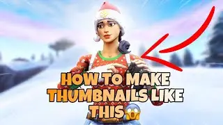 How To Make 3D Fortnite  Thumbnails Like @FearChronic And TFUE On IOS