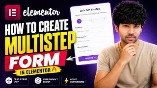 How to Create Multistep Form in Elementor🔥