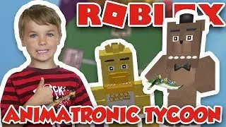 ROBLOX ANIMATRONIC TYCOON | BRAND NEW TYCOON IN ROBLOX | CHICA FREDDY FOXY BONNIE CHARACTERS