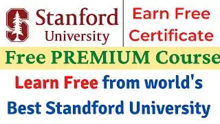 Stanford University Free Courses With Free Certificate | IOT Free Course With Free Certificate |