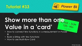 Show more than one value in a Card visual in Power BI