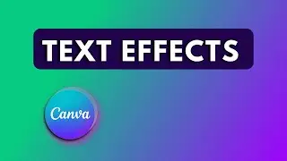 Text Effect in Canva / canva text effect
