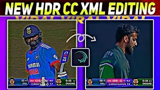 How to Make HDR Cricket Video Editing in Alight Motion | How to Edit Cricket Videos