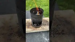 Hobo Stove with Charcoal
