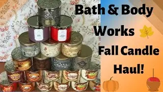 Bath & Body Works Fall TEST Candle Haul| Autumn 2019🍁🍂