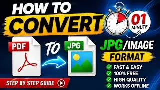 How to Convert PDF to JPG Format FREE in 2026  