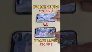 iPHONE 16 PRO😈(120FPS)🔥Vs iPHONE 13 PRO☠️(120 FPS)- PUBG TEST🔥 