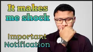 Important notice to my subscribers and viewers