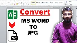 How to convert ms word or doc file to JPEG file | Data Entry Bangla | Rh Tech