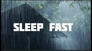 fall a sleep fast heavy rain wind and storm