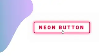 Neon Light Animated Buttons Using HTML & CSS