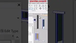 How to Run Long Window form Up to Down in Revit  #architecture #revittutorial #revit #construction