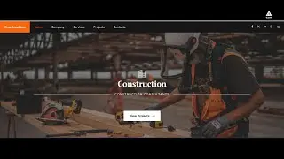 Factory & construction Website Template  By Glenn Digital-youtube
