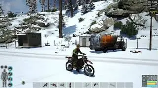 WorldUK Playing SCUM, Tour of The Island on Dirtbike + My First Machete Kill!