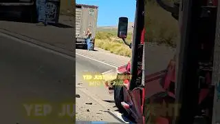 Slow and Steady Wins the Crash: Door Swinger vs. Bull Hauler Uphill" #truckerlife