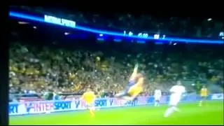 Супер гол Ибрагимовича через себя 2012