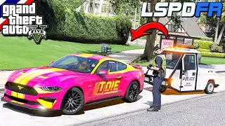 GTA V - LSPDFR มาเป็นตำรวจในเกม GTA V จ่าตั้มมาเป็น ตํารวจจราจร วันนี้มาเเจกใบสั่งให้ประชาชน 