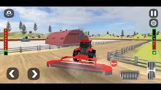 Modern farming tractor simulator। tractor simulator। Tractor farming