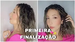 Primeira finalização com 3 meses de TRANSIÇÃO CAPILAR