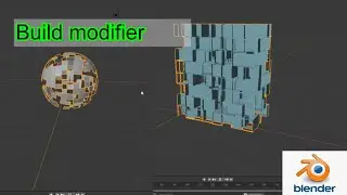 Build modifier in blender ep14
