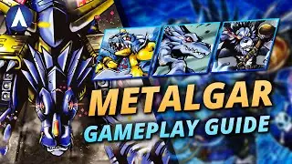THAT WAS SUPER CLOSE!!! Blue MetalGarurumon X Deck Gameplay Guide Post Ban | Digimon Card Game BT15