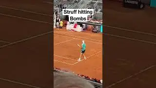 Struff hitting Bombs 💣#madridopen #atp #tennis