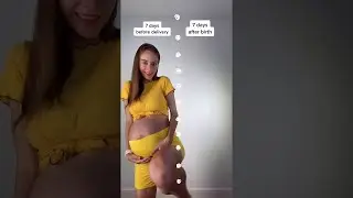 Baby Mama Dance | 7 DAYS Before and After Pregnancy | BEST PREGGO TikTok 