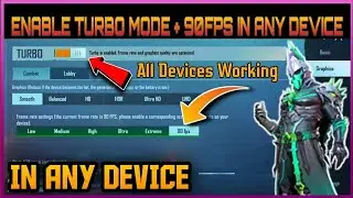 TURBO MODE | HOW TO ENABLE TURBO MODE IN PUBG MOBILE | 90 FPS ENABLE | Yking Gaming