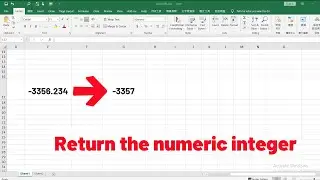 How to use functions to return the numeric integer in Excel