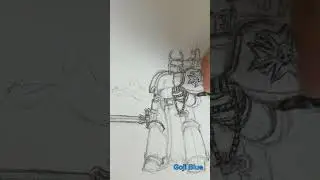 Drawing space marines until space marine 2 comes out part 34
