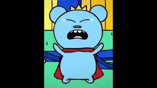 Bossy Bear crying (High quality re-upload, and also fr because in ep 4, it's just pics of him 😭ing.)