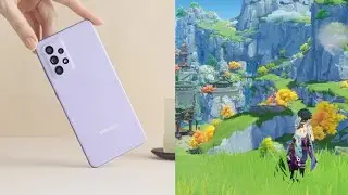 Samsung A52s One UI 4.0 Testing Play Genshin Impact
