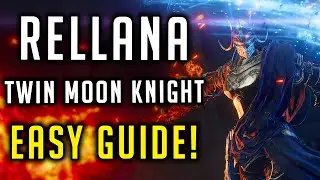 How To Beat Rellana Twin Moon Knight Boss Fight In Elden Ring!