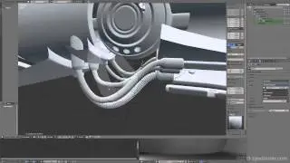 Speed modeling curve rig using hooks and armatures in Blender 2.73a