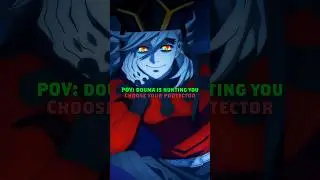 POV: douma is hunting you, choose your protector #anime #animeedit #animeshorts #demonslayer
