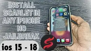 How To Install Scarlet In Any iPhone No Revoke !! Sideload Without Pc Without Jailbreak In iPhone 👑