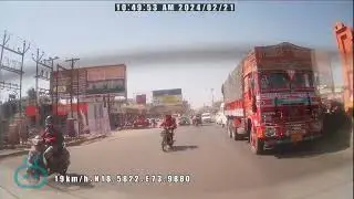 Another road idiot bumps into my standing car at signal