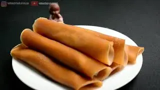 Soft dessert. Rice flour pancakes. Quick and easy.