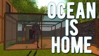 Притащил мутанта домой и посадил в клетку - Ocean is Home: Survival island