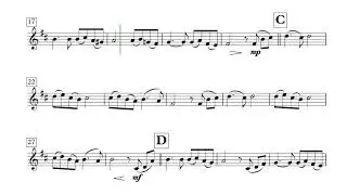 Song From a Secret Garden – Oboe  (Sheet Music in Bm)