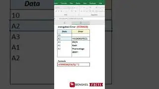 cara mengatasi semua error di excel