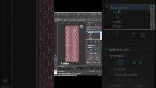 How to use Modifier lattice in 3ds max